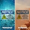Signmission Fast And Aggressive Spiders Inside Sign With Symbol, 7 in W x Rectangle, Vinyl Decal OS-2PACK-NS-D-57-L-12485 - alternate 3